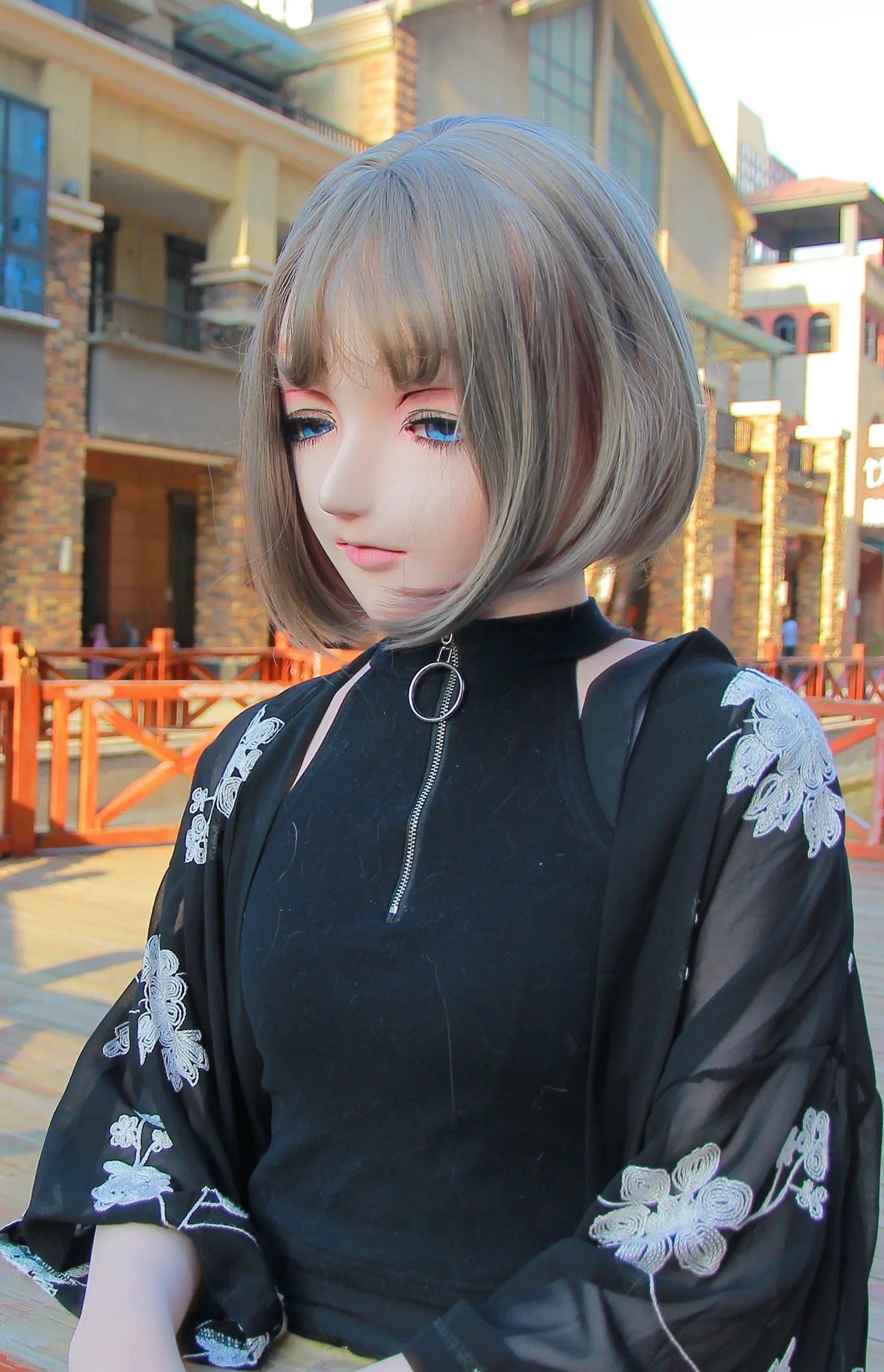 (NEW-11) BJD Kigurumi Transsexuals Beauty Makeup Cosplay Silicone Mask Anime Kigurumi Masks Crossdresser Doll