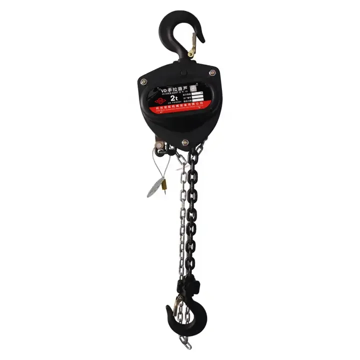 

VD Type 2 Ton Manual Chain Pulley Hoist Block Steel G80 Chain For Handling And Carrying Hand Chain Hoist