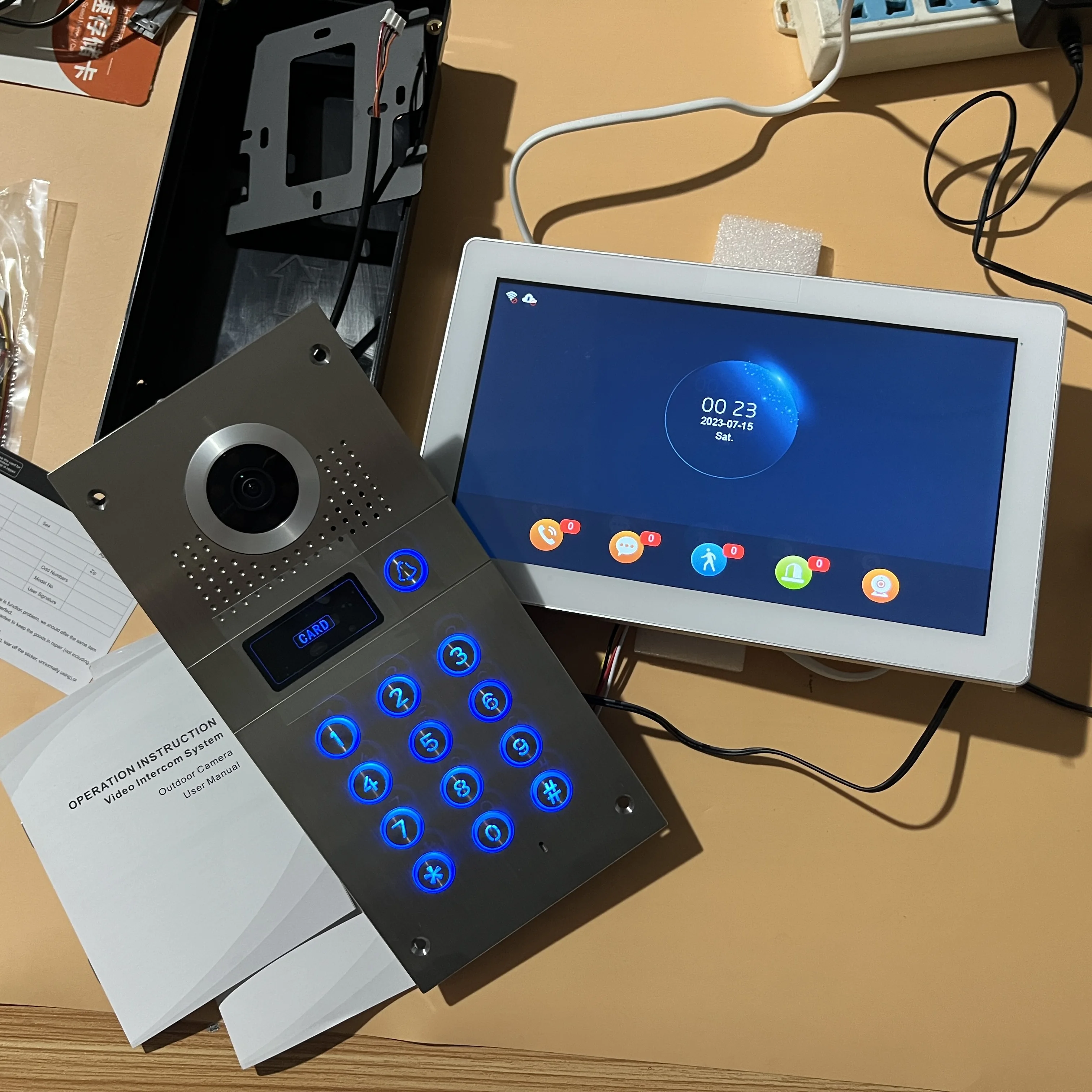 new-tuya-smart-10-inch-wifi-smart-ip-video-doorbell-intercom-system-sold-separately-1pcs-lcd-sold-separately-1camera-﻿