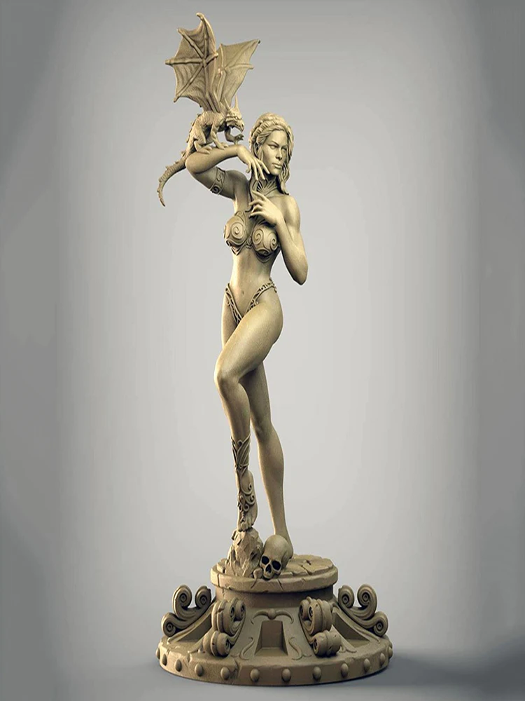 

Unassambled 1/24 ancient warrior officer Resin figure miniature model kits Unpainted