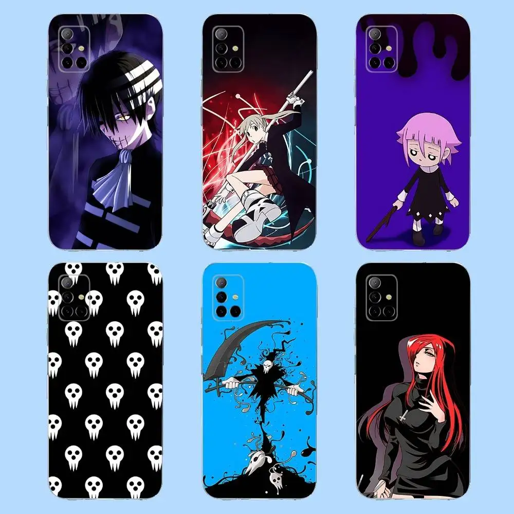S-Soul Anime E-Eater Phone Case For Samsung S 23,22,10,9,8 A 71,52,51,30,21S,12 PIus,E,Lite Note20 Ultra Clear Soft
