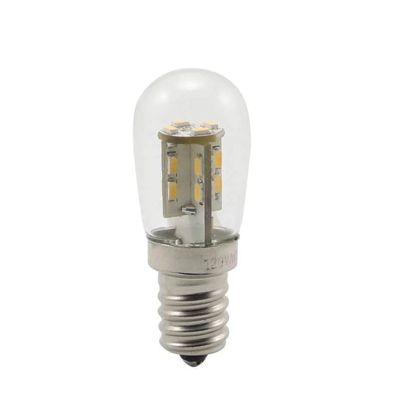 Lâmpada LED de poupança de energia para vela, branco quente filamento luz, lâmpada de 360 graus, design, e12, 12v, 24v, 220v, 110v, 2w, pacote de 5