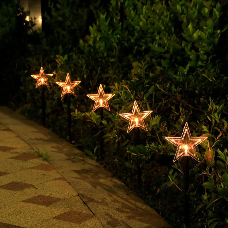 Outdoor impermeável LED Solar Lights, Halloween Star Lamp, Decoração do jardim, Paisagem, Luzes de Natal, Lâmpadas, Home Varanda, 160, 2023