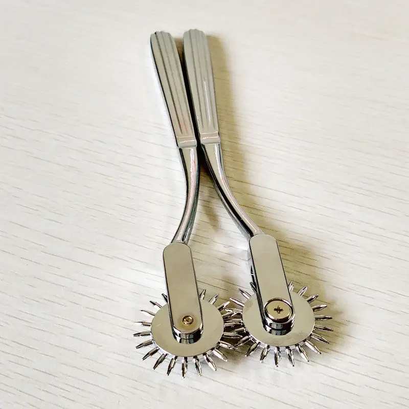 Gear Roller Rolling Wartenberg Roda Pinwheel Fetish Neurologis Diagnostik Medis Pin Roda Refleks Saraf Dampak Palu