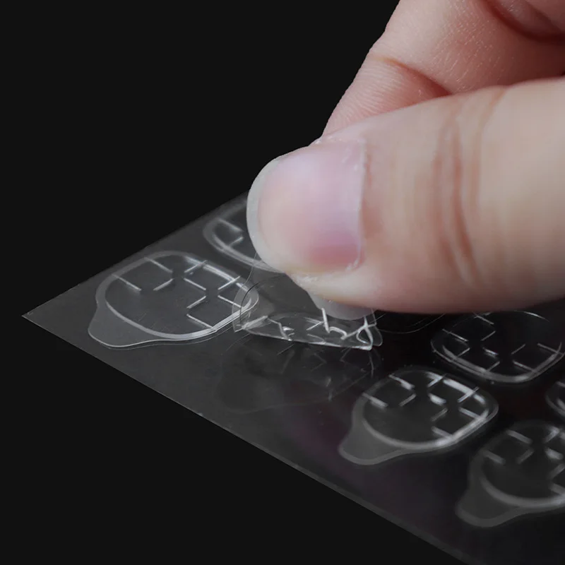 240個入り両面粘着テープグルーシール付け爪用接着剤、フェイクネイルチップ用クリアジェリーゲルパッド、プレスオンネイル、マニキュア23