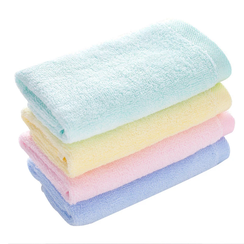 

Solid Color Bamboo Fiber Face Towel Thickening Hand Towel Quick Dry Bathroom Wash Face Towel High Quality Super Absorbent Towel