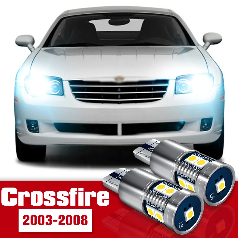 

2pcs LED Accessories Parking Light Bulb Clearance Lamp For Chrysler Crossfire 2003-2008 2004 2005 2006 2007