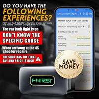 2025 FNIRSI FD10 Car OBD2 Scanner Code Reader Car OBD Diagnostic Tools IOS Android Bluetooth Check Engine Light Car Repair