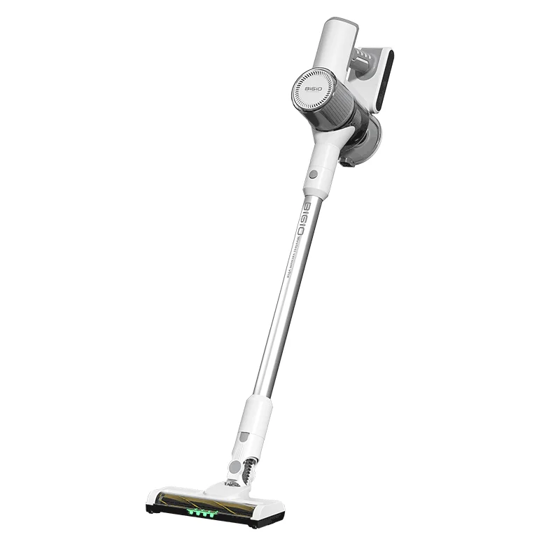 바지노 무선 진공 청소기 그린 라이트 핸드헬드 고출력 애완동물 털 고양이 털 가정 청소