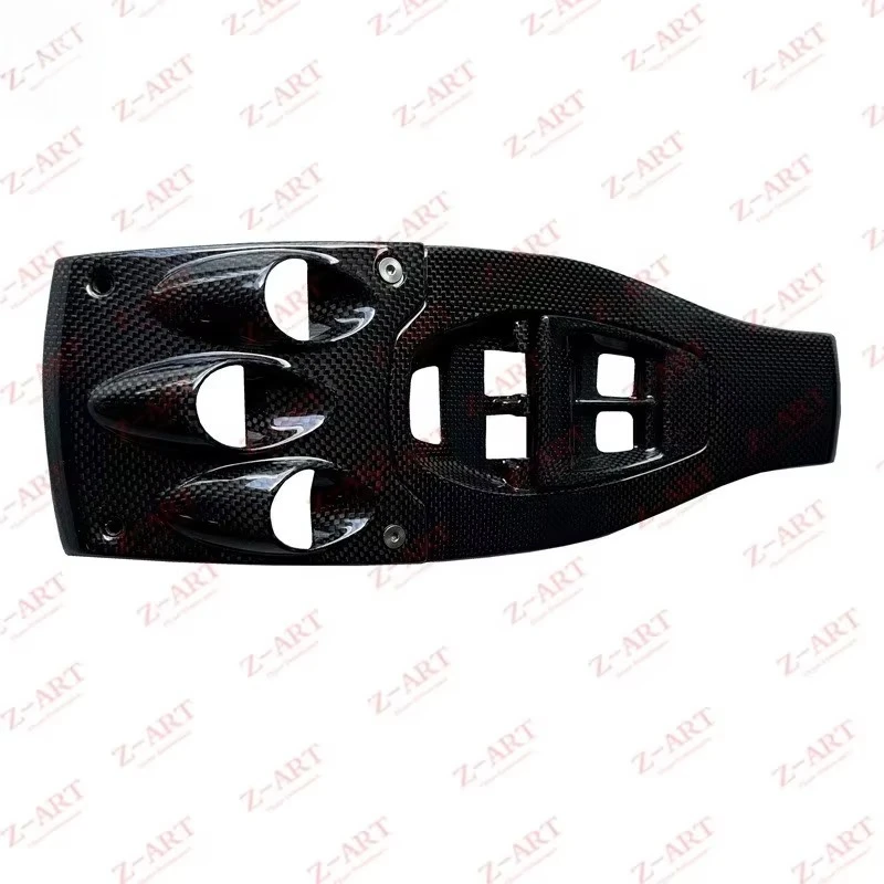Z-ART 2011-2015 Dry carbon fiber trim for  458 Coupe, prepreg carbon fiber center console for  458 Spider