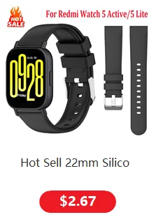 Original 1:1 Silikonarmbänder für Xiaomi Redmi Watch 5 Active/5 Lite, Zubehör, Sportarmband, Armband für Redmi Watch 5 Active. – Detail 10