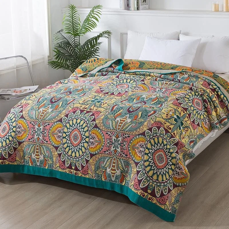 

Летнее охлаждающее одеяло Queen, полноразмерное постельное белье, винтажное покрывало, одеяла для пикника, пляжное одеяло с кондиционером, чехол для дивана