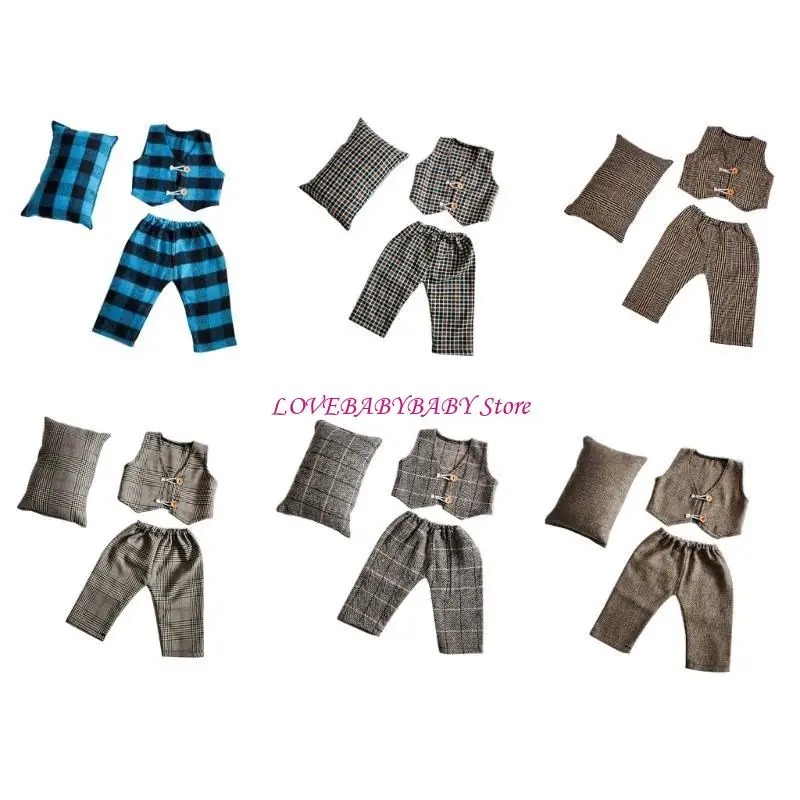 Pantalon d'accessoires photographie nouveau-née avec le gilet gilet