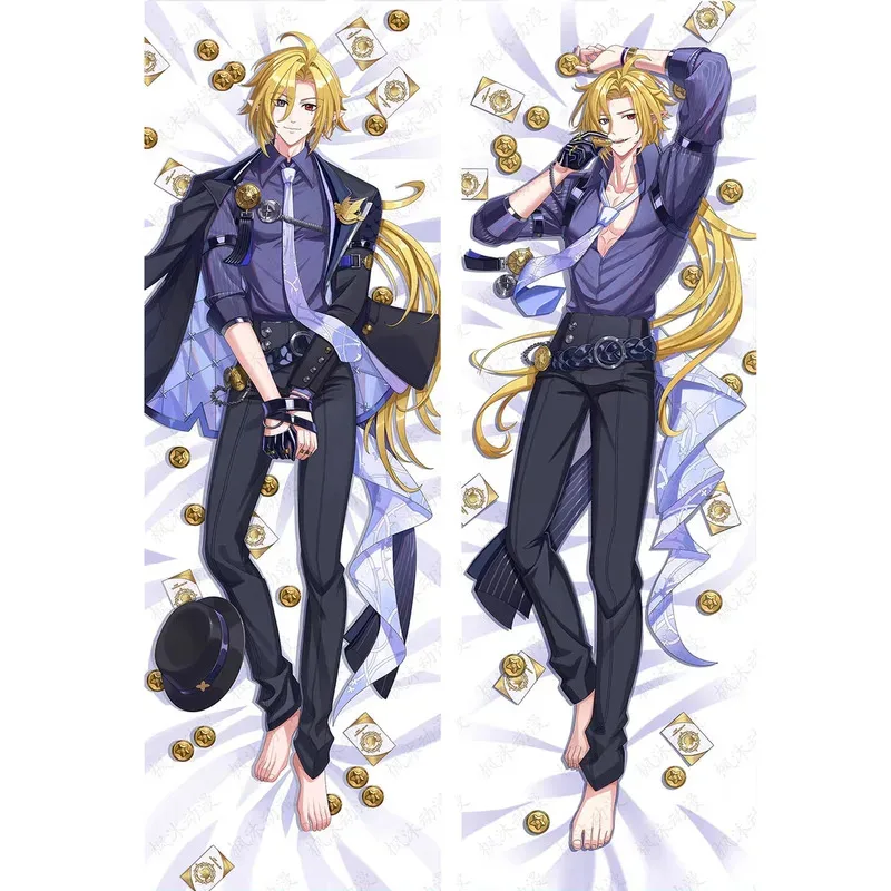 

Zenless Zone Zero Hugo Vlad Косплей Dakimakura обнимающее тело наволочка костюм аниме Otaku Fullbody 2-сторонняя HD наволочка