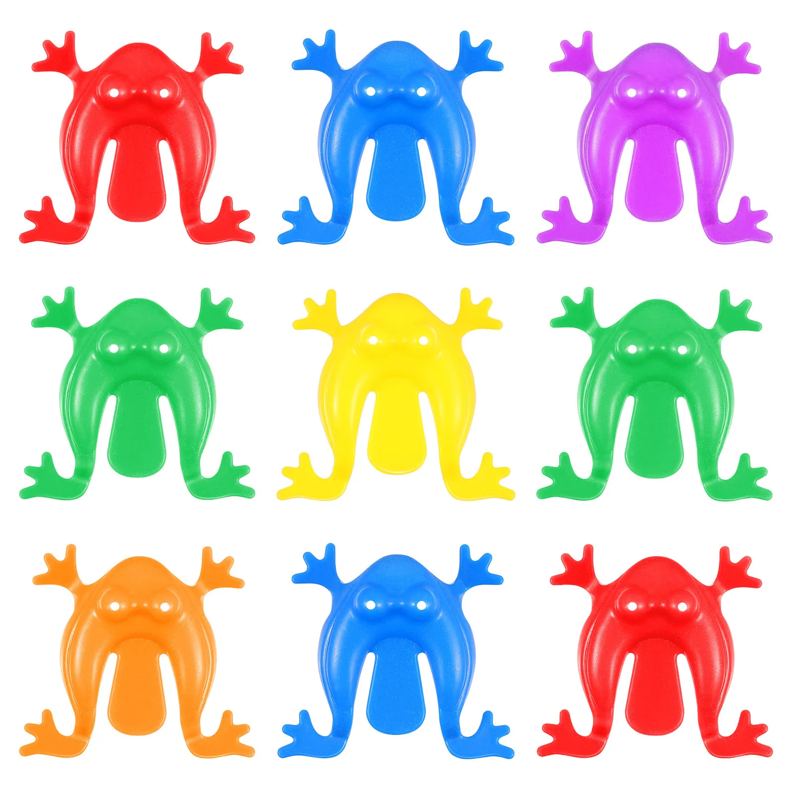 

24Pcs Jumping Plastic Frogs Creative Educational Party Favors Goodie Bag Prizes for Children Jumping Frogs Toys