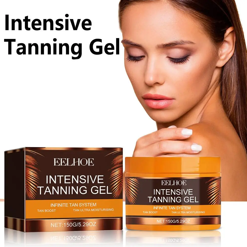 

Tanning Accelerator Cream Intensive Brown Boosting Lasting Gel Bronzing Beach Repair Moisturizer Tanner Summer Long Sunless O0Z4