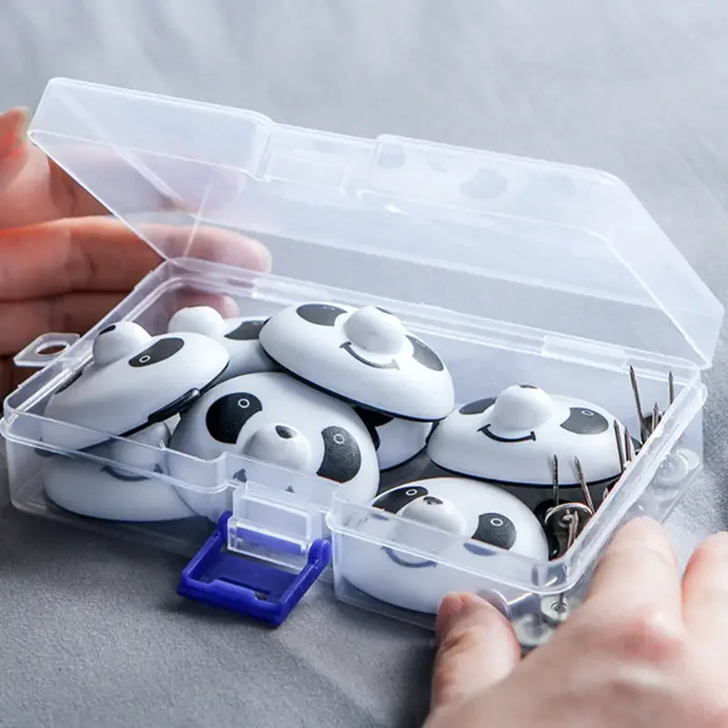 5pcs Transparent Lockable Empty Box, Rectangular Plastic Storage Box, PP Packaging Parts Box, Stationery Storage Box With Lid