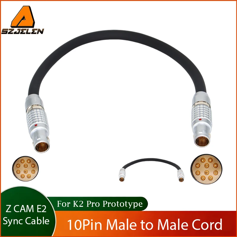 Z CAM E2 Sync Cable for Dual Camera 10Pin Male to Male Cord for K2 Pro Prototype
