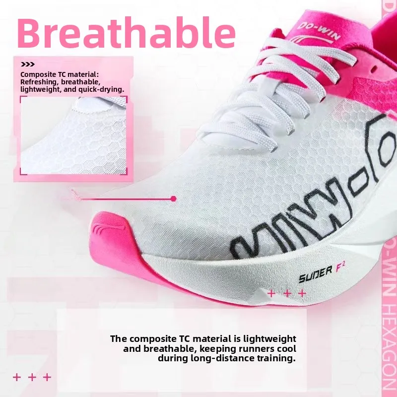 

Do-Win Hexagonal Warrior High Elastic Plastic Board Speed Marathon Running oes Training Sneakers for Men And Women