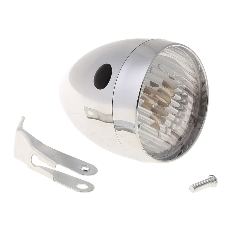 

Передний фонарь для велосипеда, винтажная фара для велосипеда, ретро-велосипед, 3 светодиода, свет для ночной езды