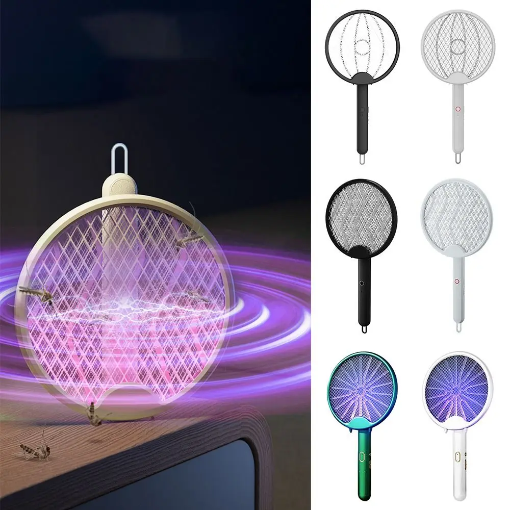

Портативная многоцветная складная мухобойка от комаров, фиолетовый светильник, подвесная лампа от комаров, бытовая лампа