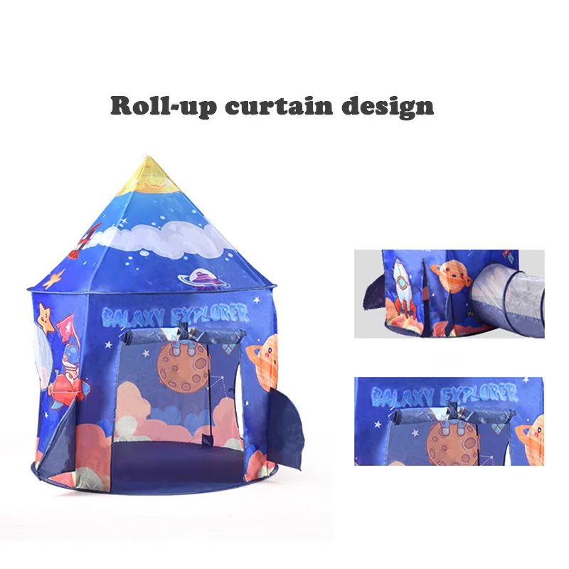 3 in 1 Portable Kids Tent Children\'s Camping Tent Ocean Ball Pool Pop-up Tent Kids Beach Tent Baby Crawling Tunnel Play House