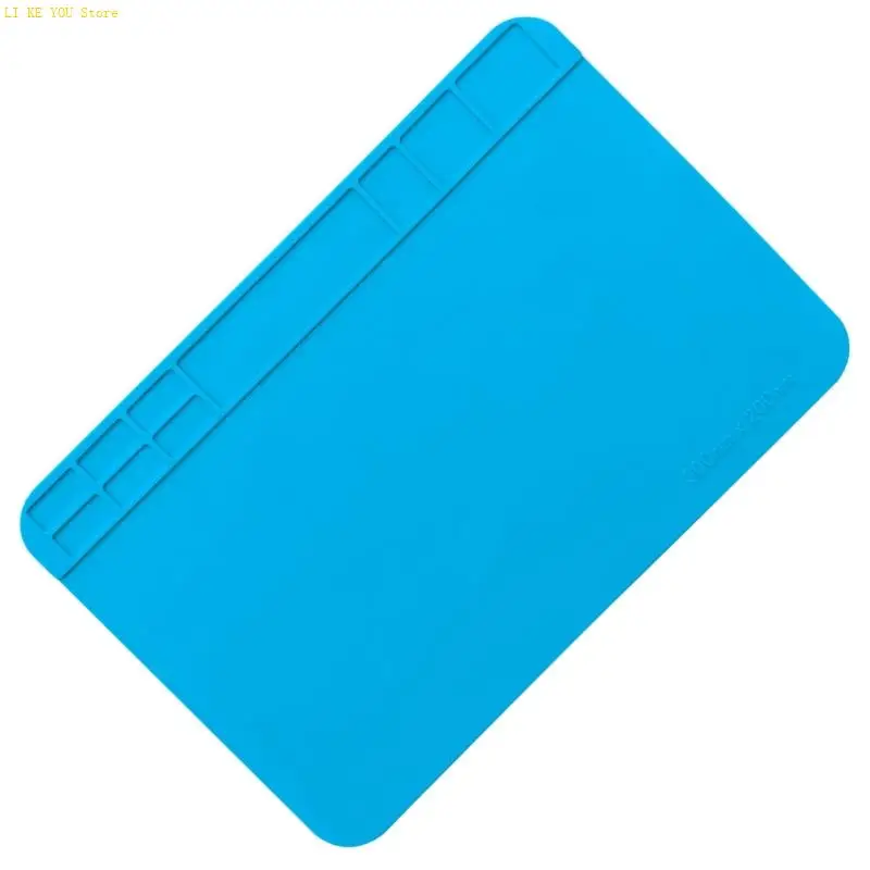 W3JE ESD Aislamiento calor Mat soldadura Herramienta reparación teléfono computadora Resistente calor