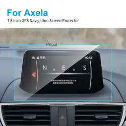 For Mazda 3 Axela 2017 2018 Car GPS Navigation Tempered Glass Screen Protector Steel Portective LCD Touch Screen