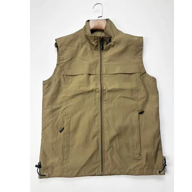 All-in-one vest men's new autumn and winter fashion multi-pocket outdoor leisure business coat vest