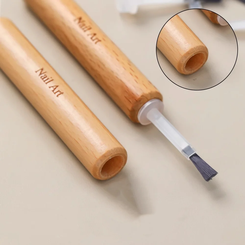 Professional Nail Art Brush Set with Detachable Wooden Grip-Multi-Functional Nail Polish Brushes,Nail Art Tools,Nail Accessories gallery 1