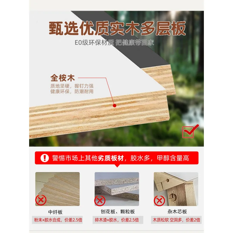 Retractable dresser corner bay window cabinet sliding countertop solid wood drawer cabinet