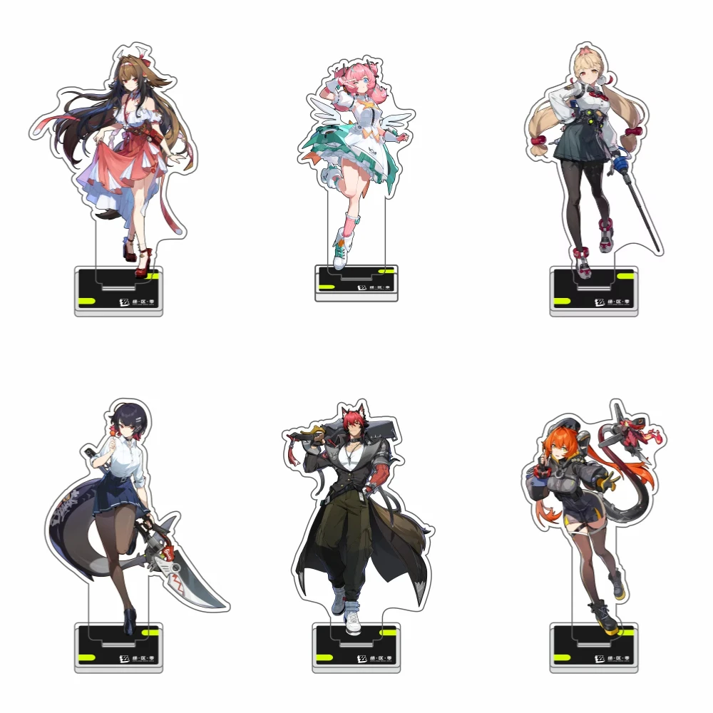 Zenless Zone Zero Acrylic Standee Billy Nicole Lycaon Ellen Joe Game Character Desktop Ornament Fans Collection Gift Keychain