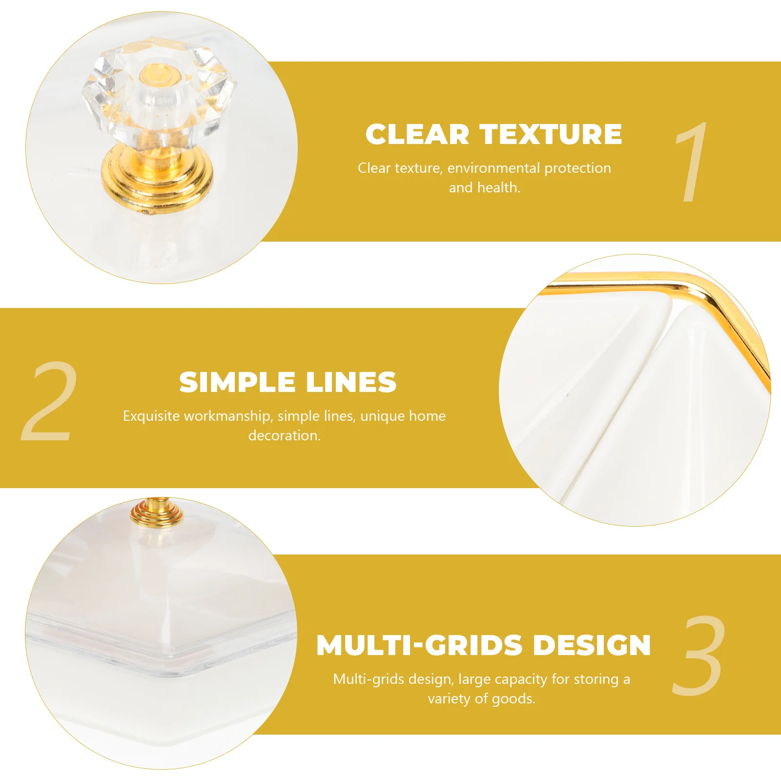 

1Set Divided Rhombus Nut Plate Multipurpose Snack Dish Large Capacity Grid Tray for Candy Snacks Dried Fruit Wedding Gathering