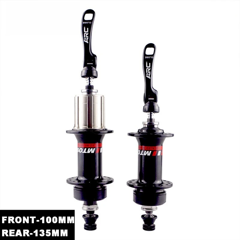 MT018 Mountain Bike Hub 4 Pelin 72 Ring Middle Lock Disc Brake HG Steel Tower 32 Hole Wheel Hub Axle
