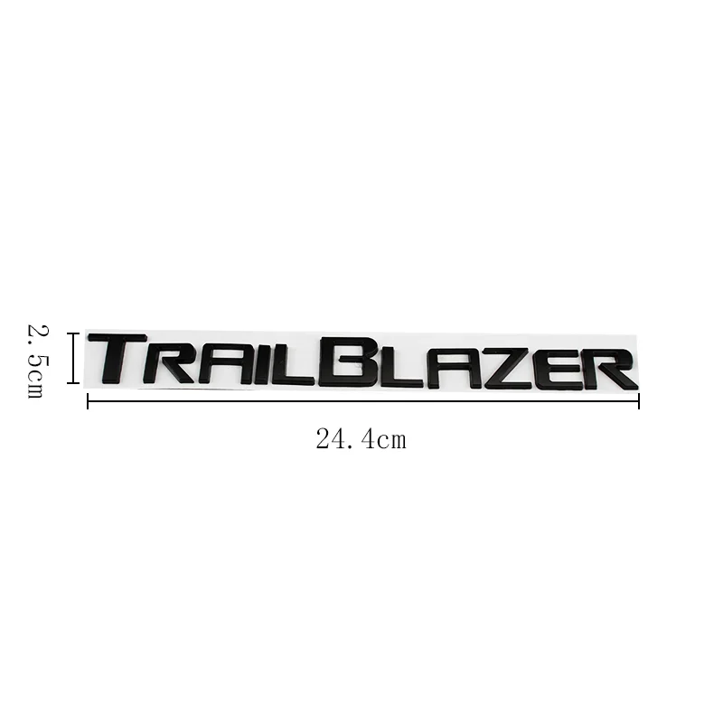 Car 3D Metal Letters Logo Decals Sticker for Chevrolet Trail Blazer Car Rear Alphabet Emblem Badge Styling Stickers Car Sticker