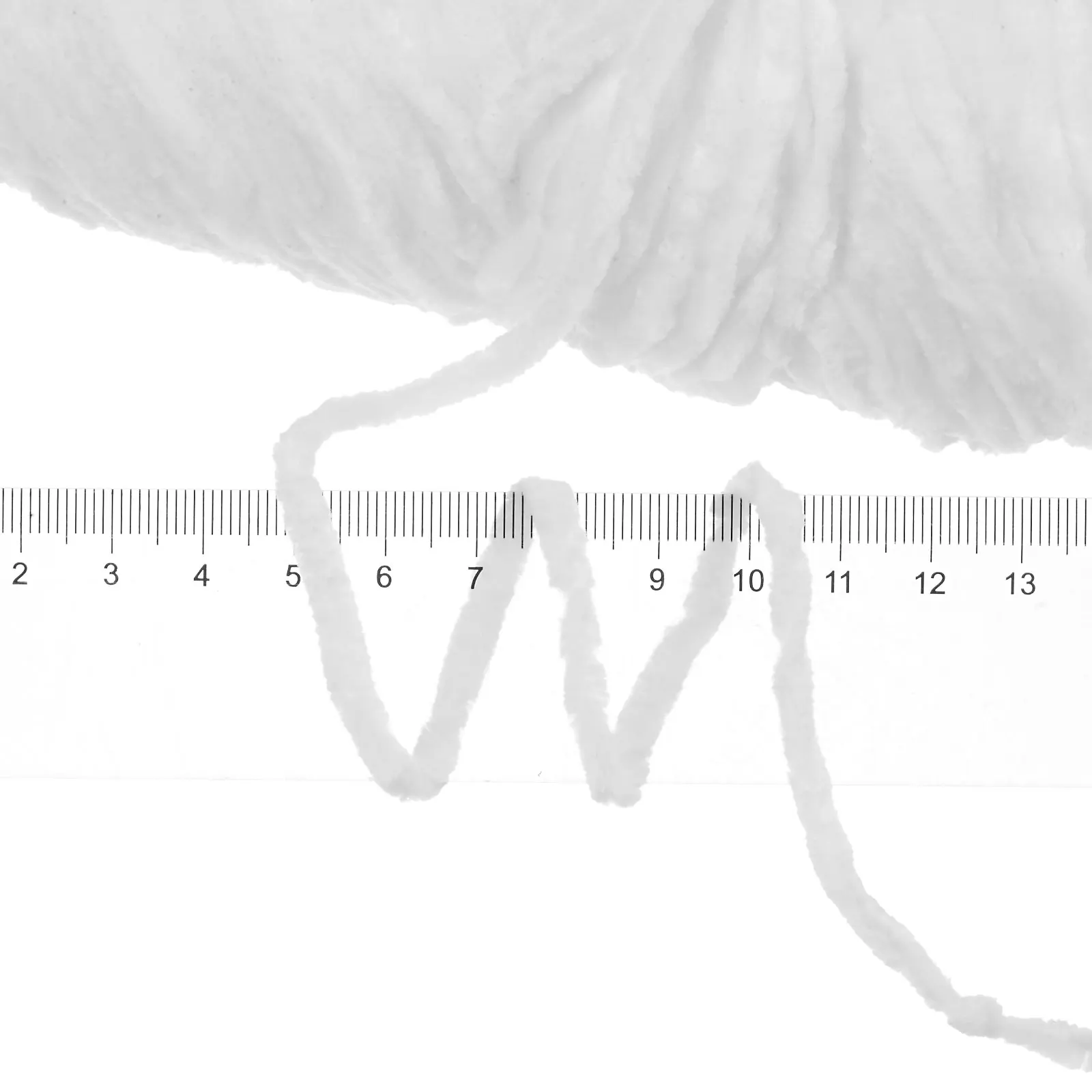 3 matasse di filato di ciniglia, morbido filato per coperta, velluto di poliestere, fantasia, soffice filato per maglieria per sciarpa da tessitura all'uncinetto, bianco