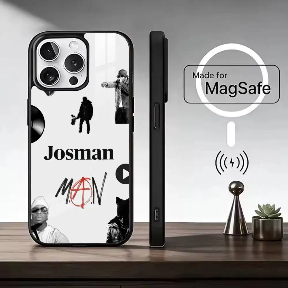 J-Josman 000$ Rapper For Magsafe Phone Case for iPhone 17 16 15 14 13 12 11 Series Wireless Charging