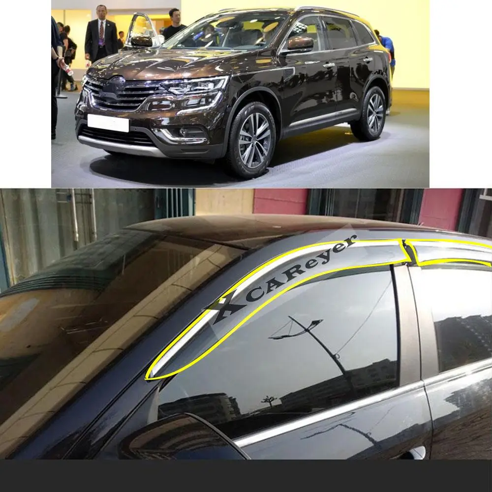 For RENAULT Koleos 2010 2011 2012 2013 2014 2015 2016 Car Sticker Plastic Window Glass Wind Visor Rain/Sun Guard Vent Parts