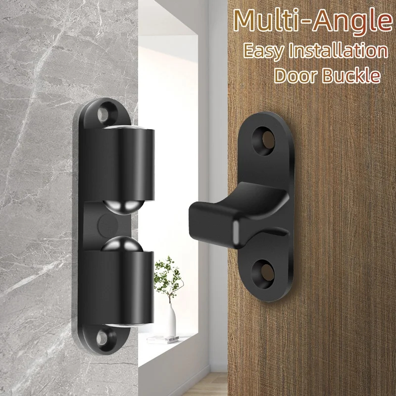 

2 Pieces of Punch-free Door Suction Steel Ball Positioning Magnetic Suction Door Buckle Wardrobe Anti-collision Door Stop