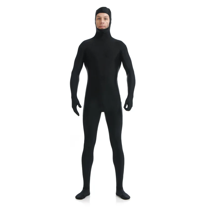 Neue Erwachsene Ganzkörper Zentai Anzug Kostüm Für Halloween Männer Zweite Haut Engen Anzüge Spandex Nylon Body Cosplay Kostüme