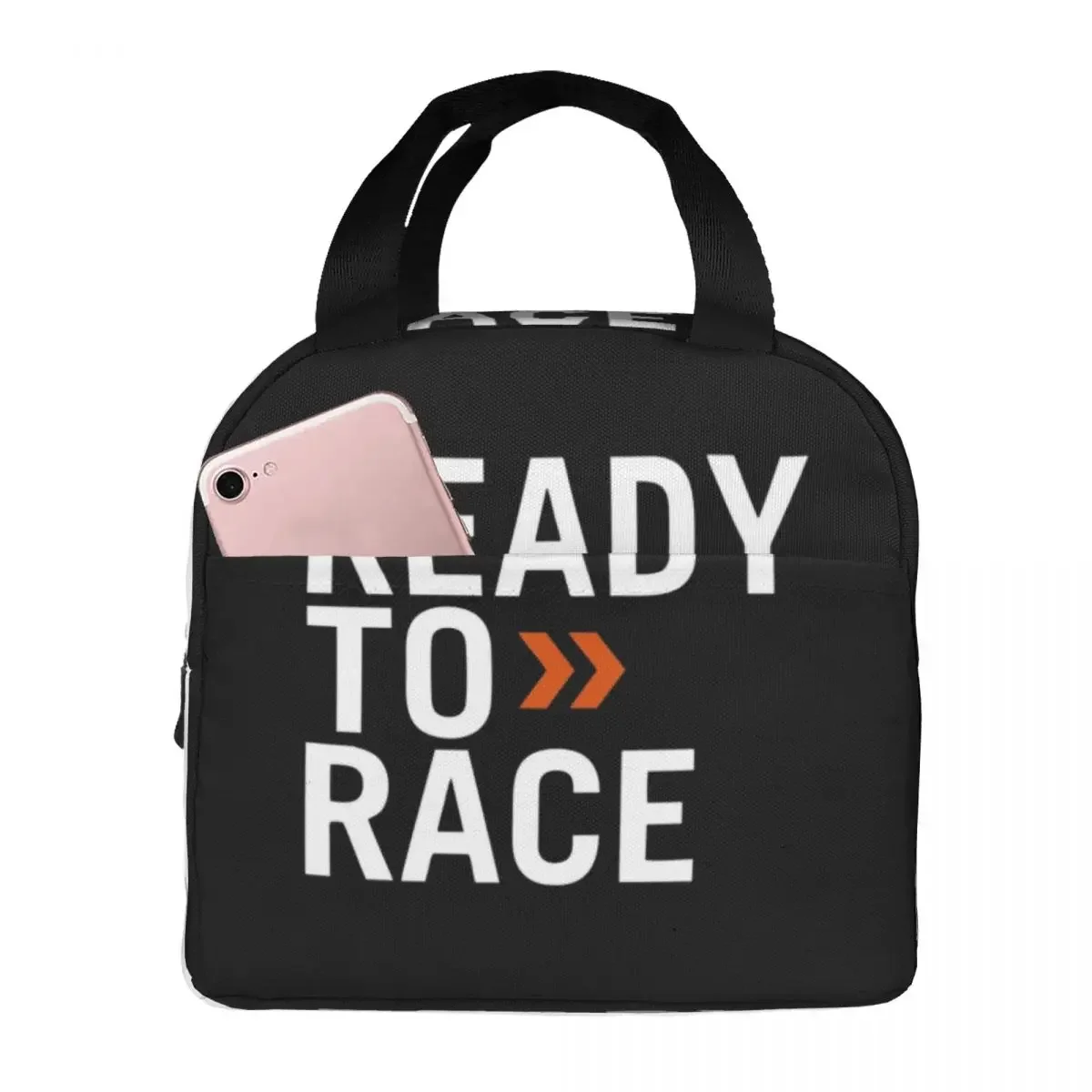 

Ready To Race Insulated Lunch Bag High Capacity Meal Container Thermal Bag Tote Lunch Box Work Travel Food Handbags