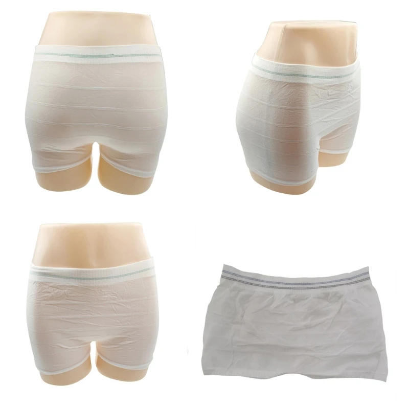 

Набор из 10 одноразовых женских трусиков, нижнее белье из дышащей сетки, трусы-боксеры для путешествий и послеродового в F3MD