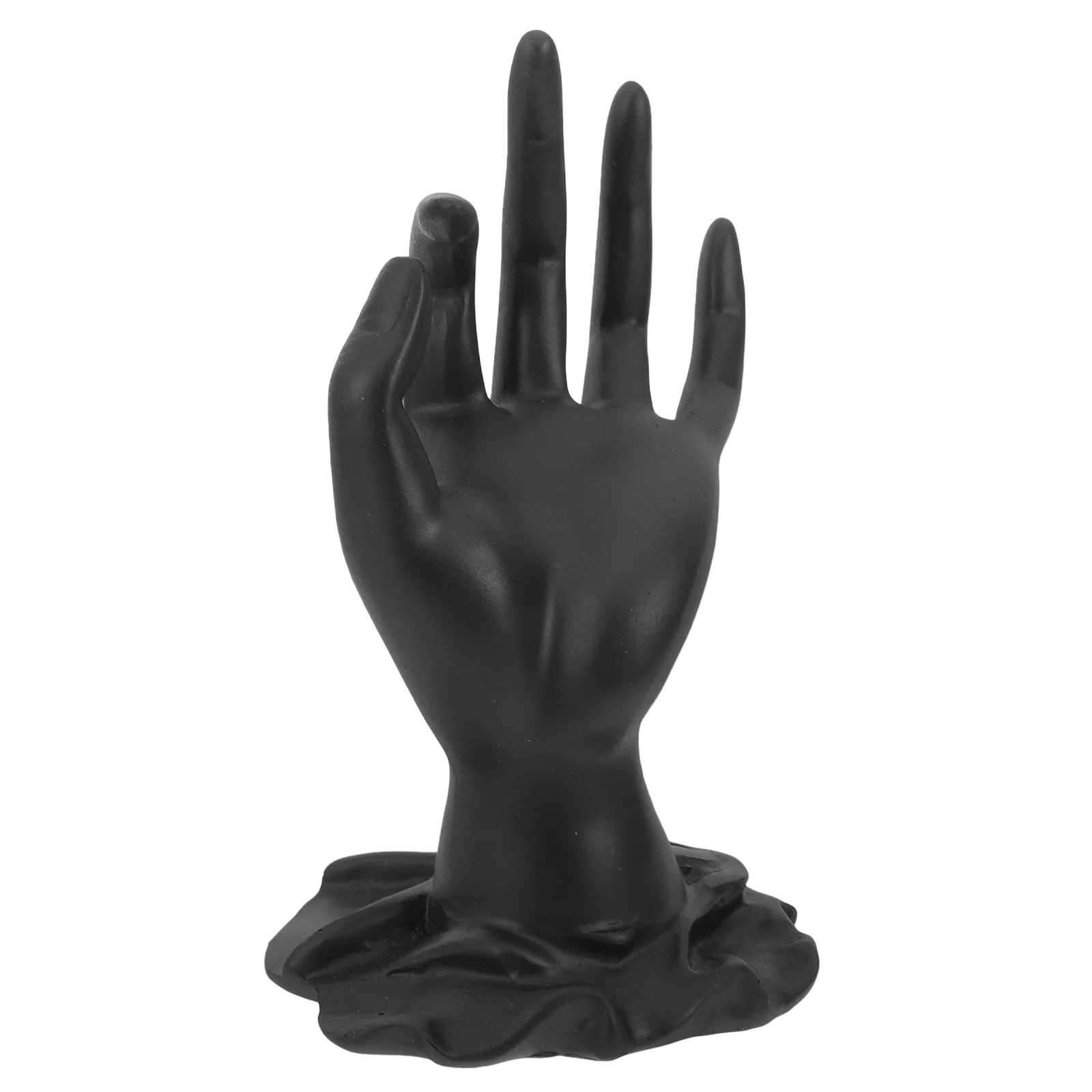 Jewelry Display Stand Resin Ring Bracelet Holder Tabletop Storage Display Compact Decorative Accessory Delicate Hand-Shaped