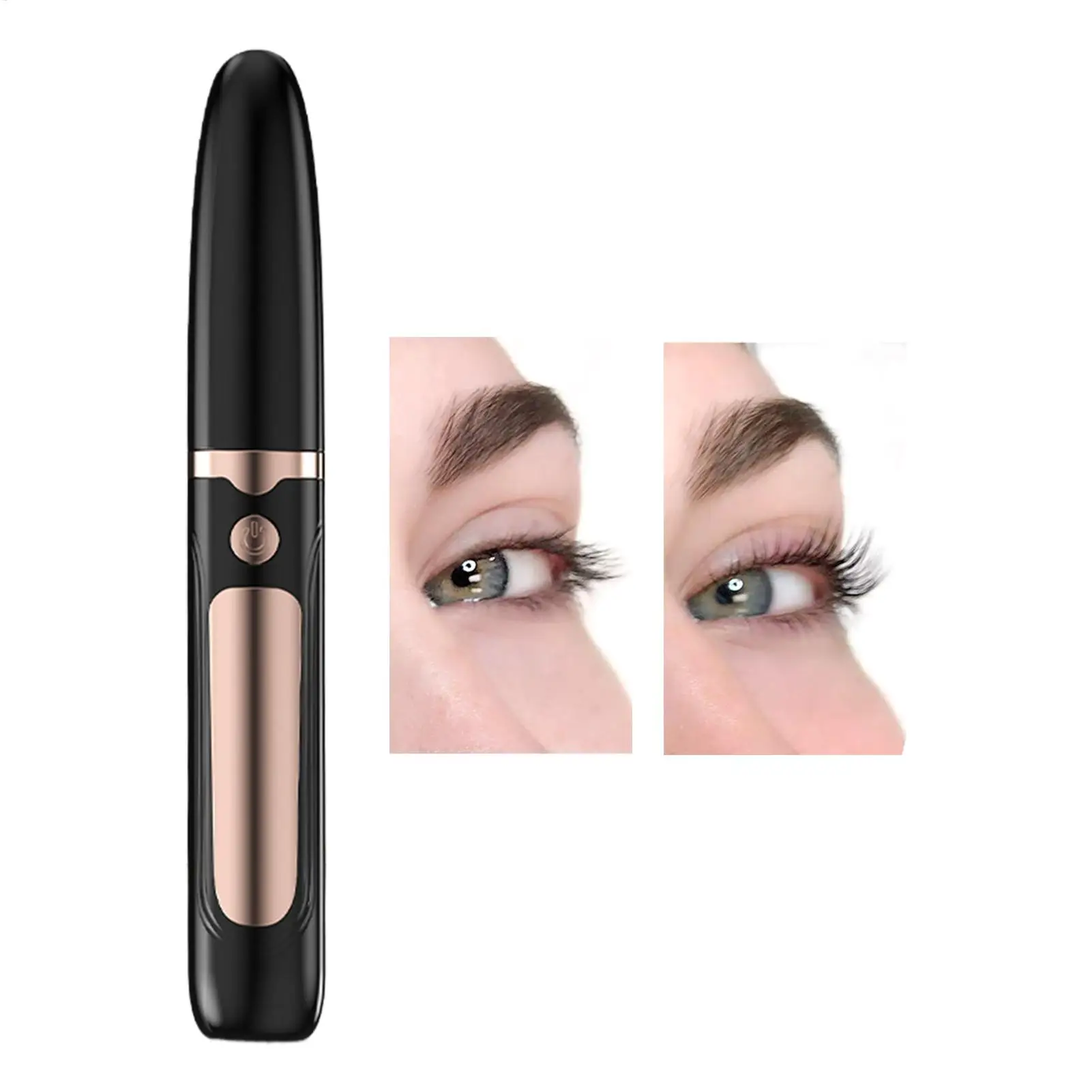 Electric Heated Eyelash Curler LED Display 4-Level Adjustable Eyelash Styling Curler Tool USB Rechargeable Finalize Eyelash Tool