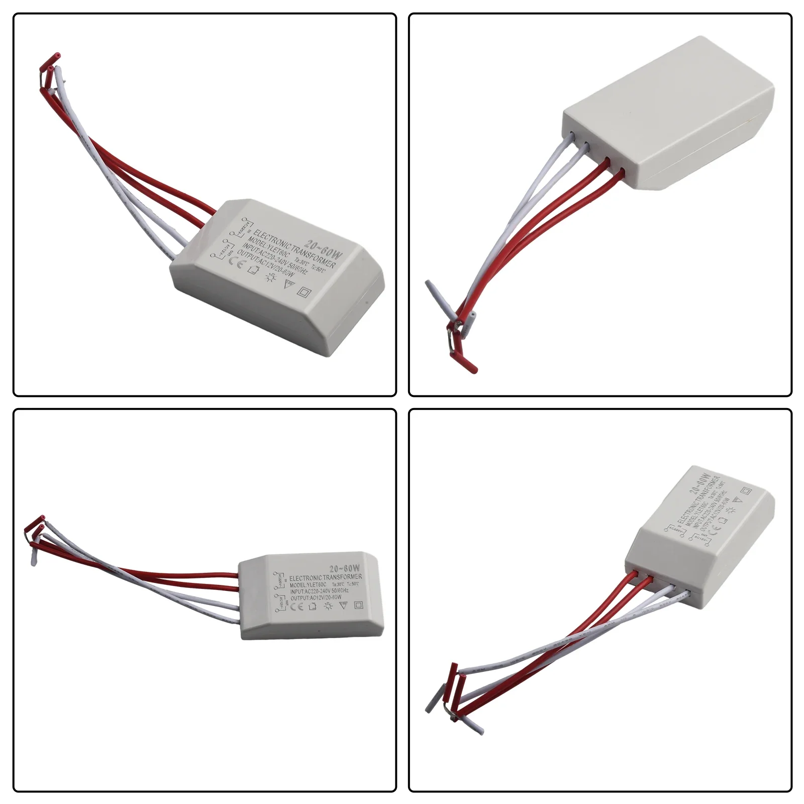 Parts Electronic Transformer Home Office Light Chandeliers Adapter Spare Small Accessories 20-60W 220V To AC12V