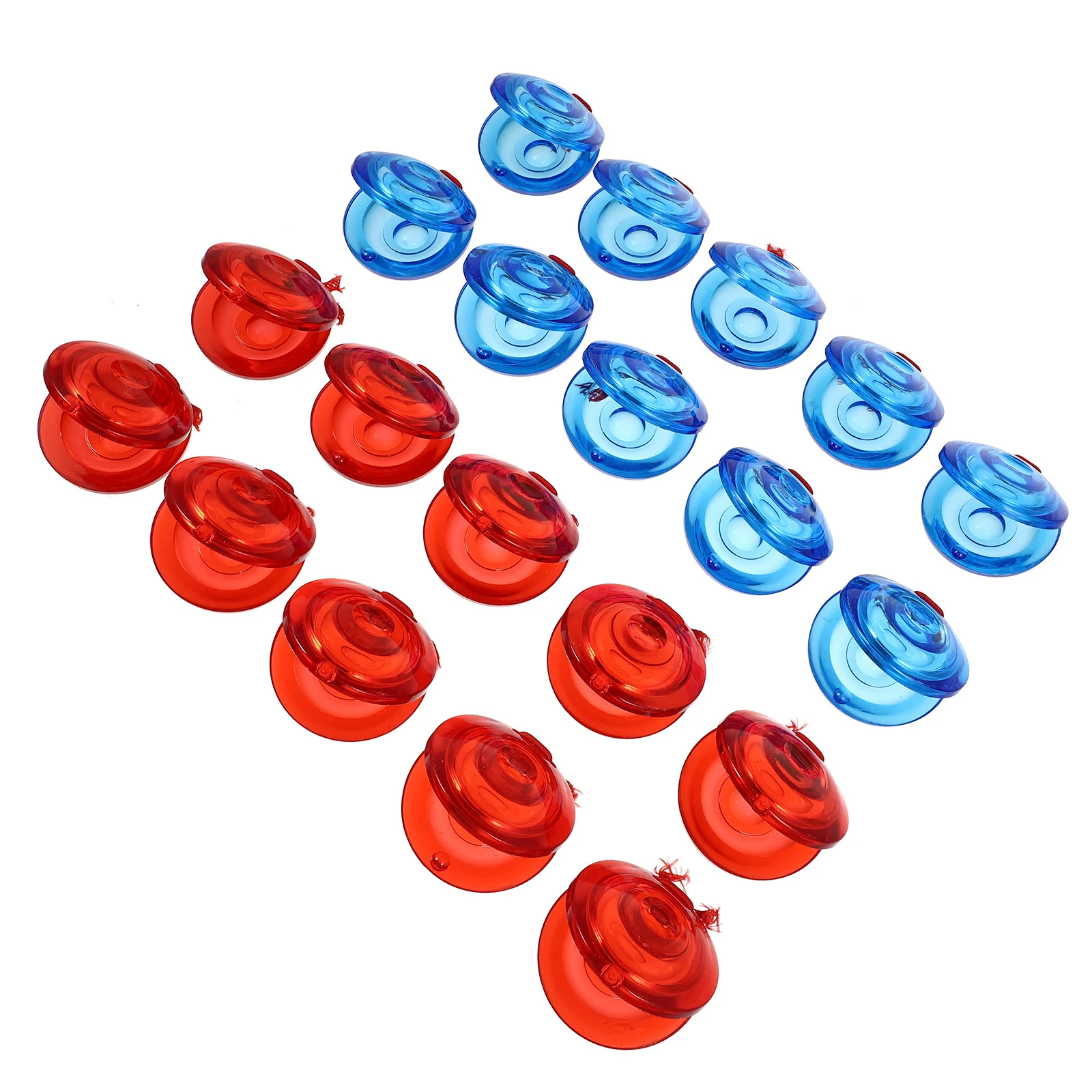 

20Pcs Castanet Finger Plastic Instrument for Musical Education Intellectual Development Preschool Percussion