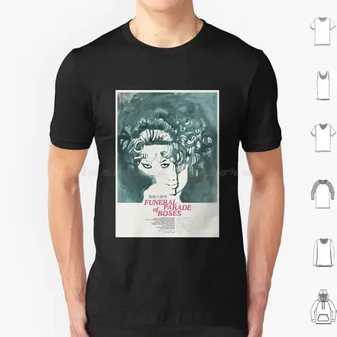 Funeral Parade Of Roses Poster T Shirt Big Size 100% Cotton Funeral Parade Roses