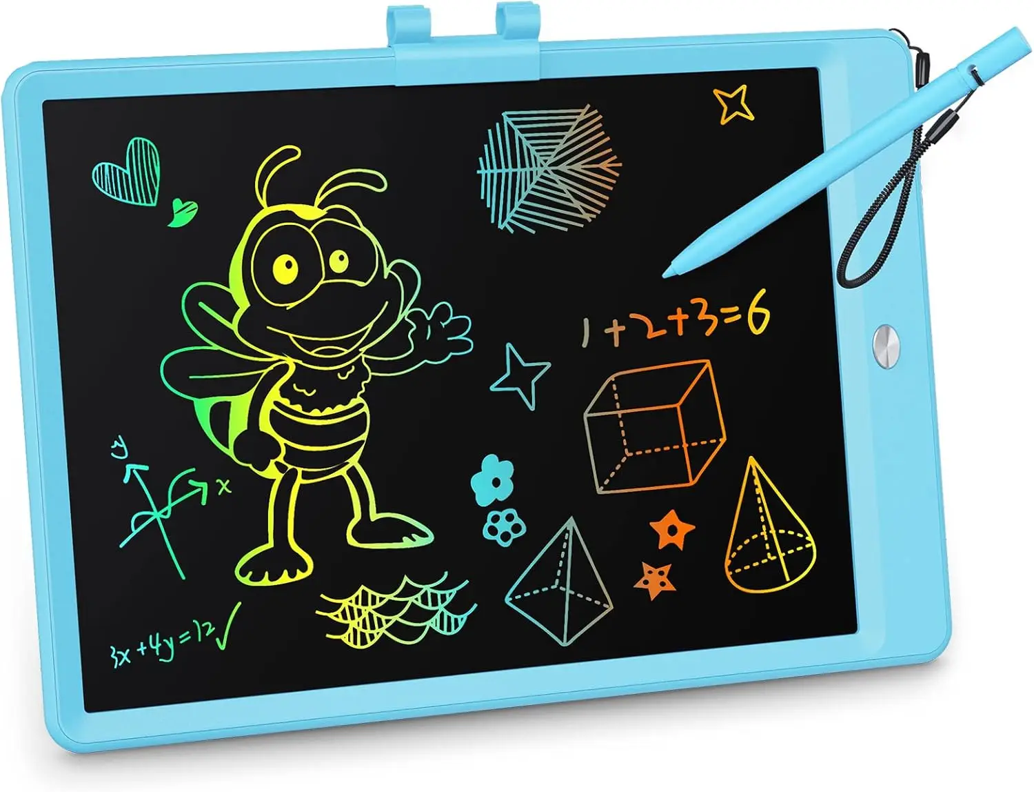 Erasable Reusable Electronic Drawing Pads, Educational and Learning Toy LCD Writing Tablet, 12 Inch Colorful Tod