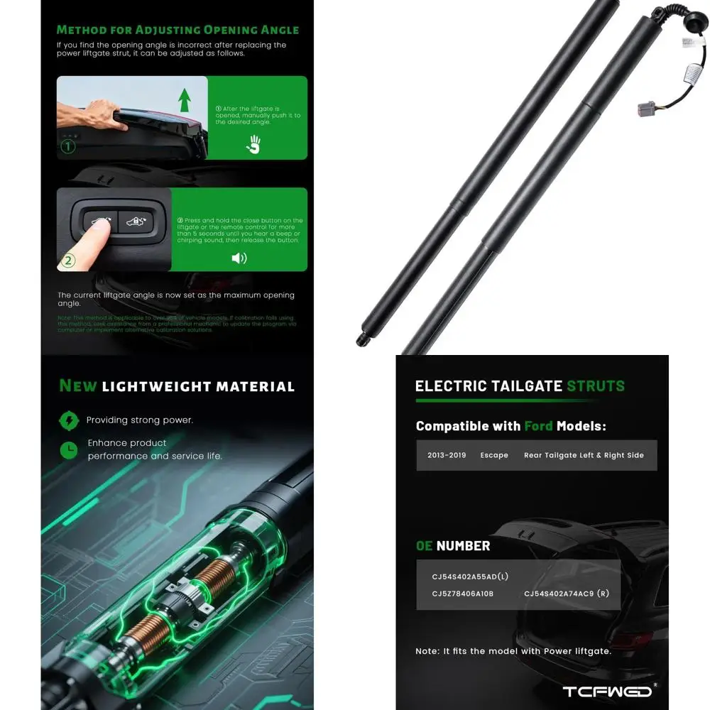 

Upgraded Power Lift Support Strut for 2013-2019 Ford Escape, Replaces CJ54S402A55AD, CJ5Z78406A10B, CJ54S402A74AC9(R)