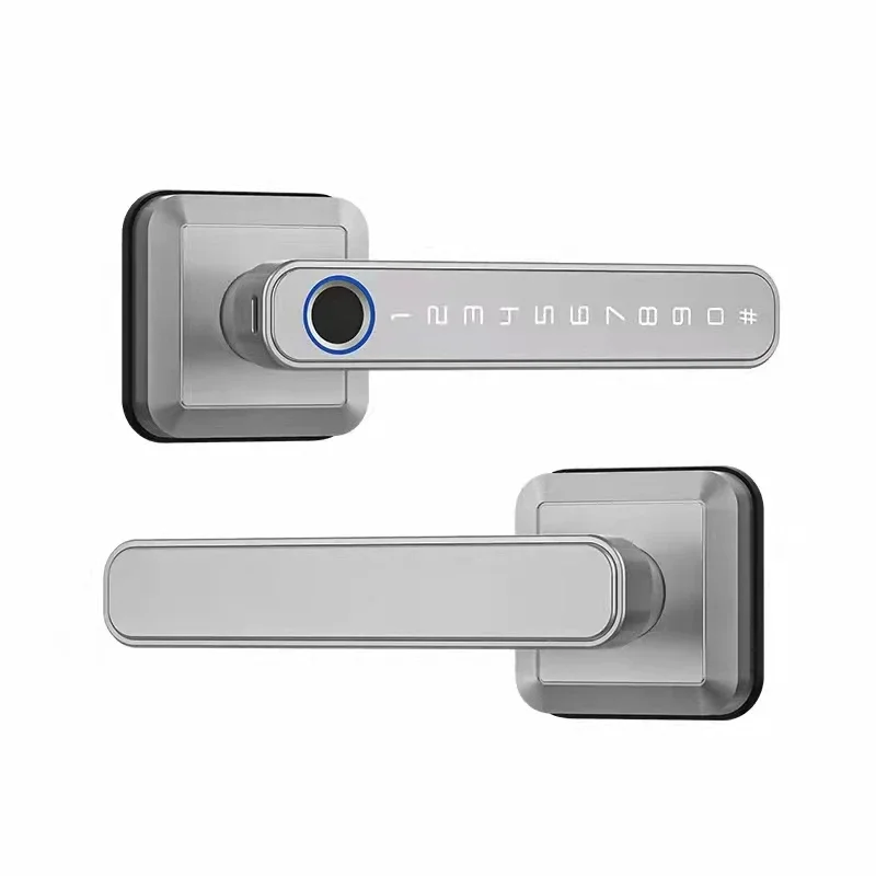 home use new digital password fingerprint door lock handle, with application key WiFi connection Bluetooth entrance lock handle